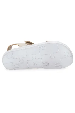 Sandali Beige Oro Con Chiusura Strappo 25 Cj-INBLU Best
