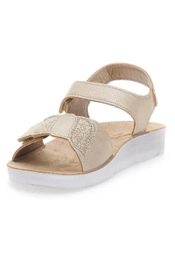 Sandali Beige Oro Con Chiusura Strappo 25 Cj-INBLU Best