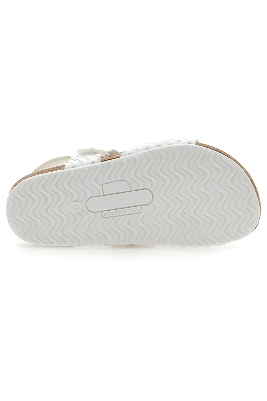 Sandali Bianchi a Pois Pittarello Bio 257084