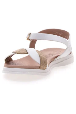 Sandali bianchi con cinturino e suola morbina SWEET YEARS 0242