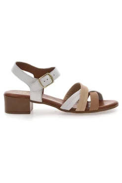 Sandali Bianchi con Fascette Incrociate 243205-PITTARELLO LOOK Clearance