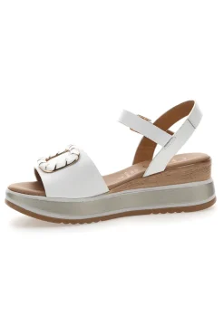 Sandali bianchi con platform 19236-PITTARELLO CLASS