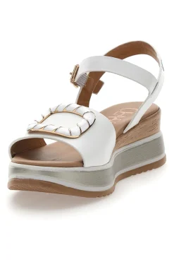 Sandali bianchi con platform 19236-PITTARELLO CLASS