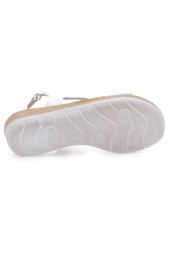 Sandali bianchi con strass comfort 43BV-INBLU Outlet