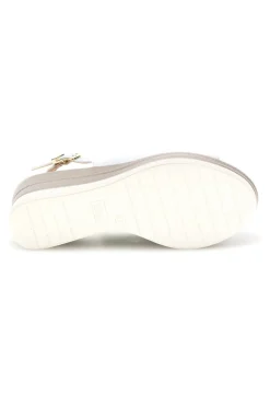 Sandali Bianchi con zeppa e morsetto MK3908352-PITTARELLO LOOK
