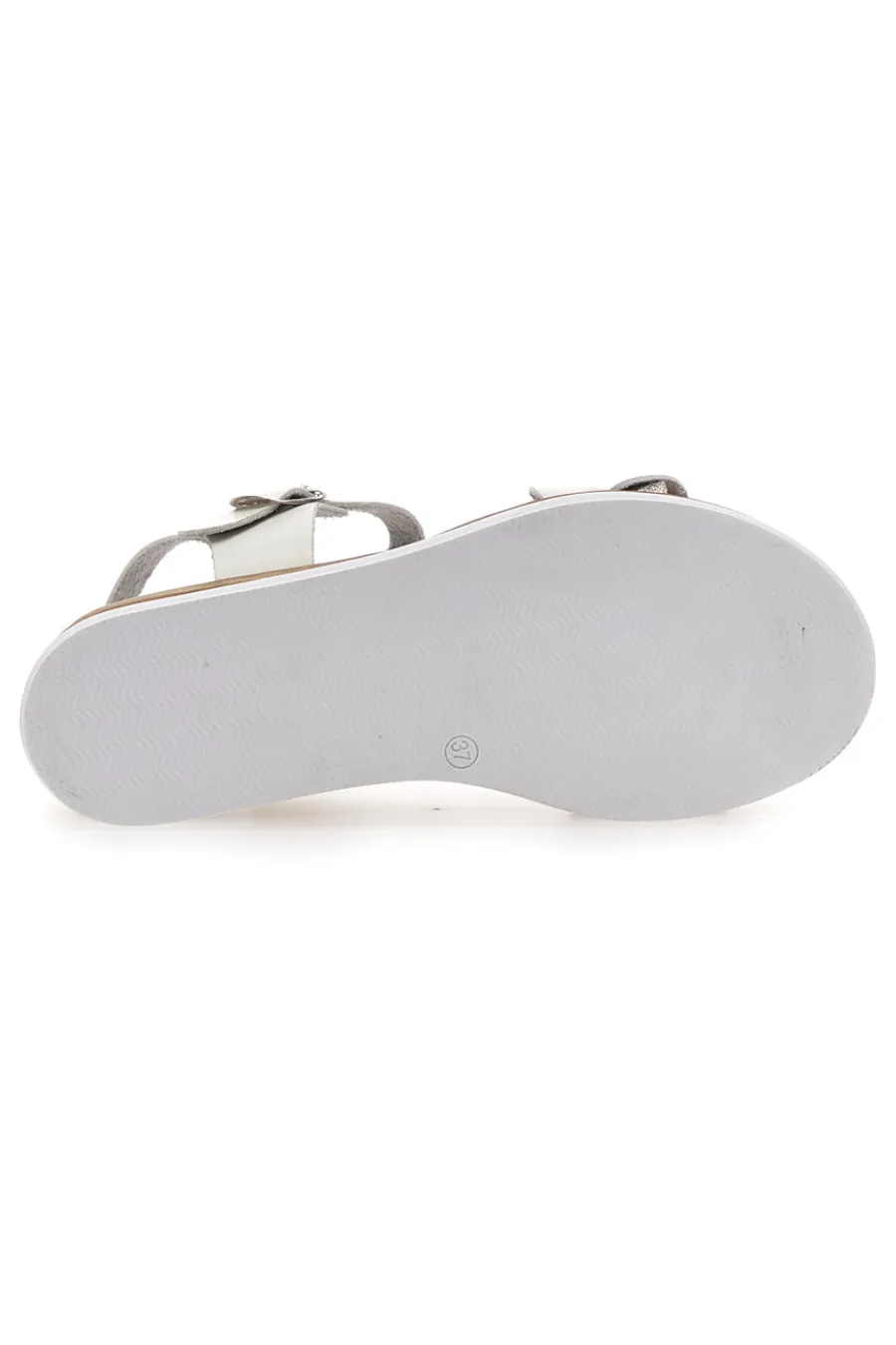 Sandali Bianchi e Platino Con Platform 4,5 cm 3007-PLOCADI