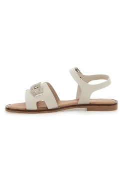 Sandali Bianco Avorio da Donna 5428-LE HAVRE PARIS Discount