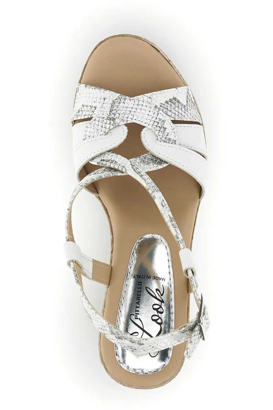 Sandali bianco Made in Italy con tomaia in pelle MK3226228-PITTARELLO LOOK Online