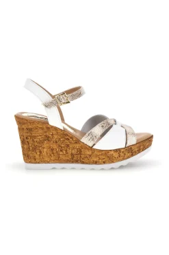 Sandali bianco Made in Italy con tomaia in pelle MK24731-PITTARELLO LOOK