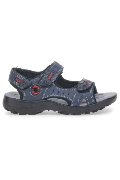 Sandali blu con chiusura a strappo CA1002-CANGURO New