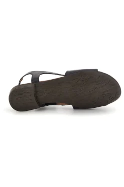 Sandali blu con tomaia in vera pelle 225620-PITTARELLO LOOK