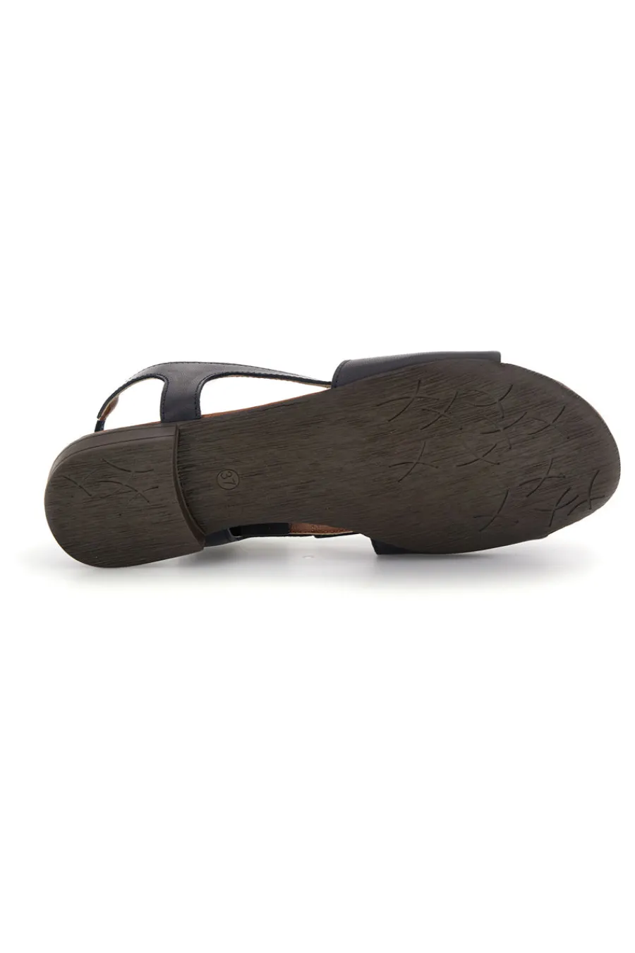 Sandali blu con tomaia in vera pelle 225620-PITTARELLO LOOK
