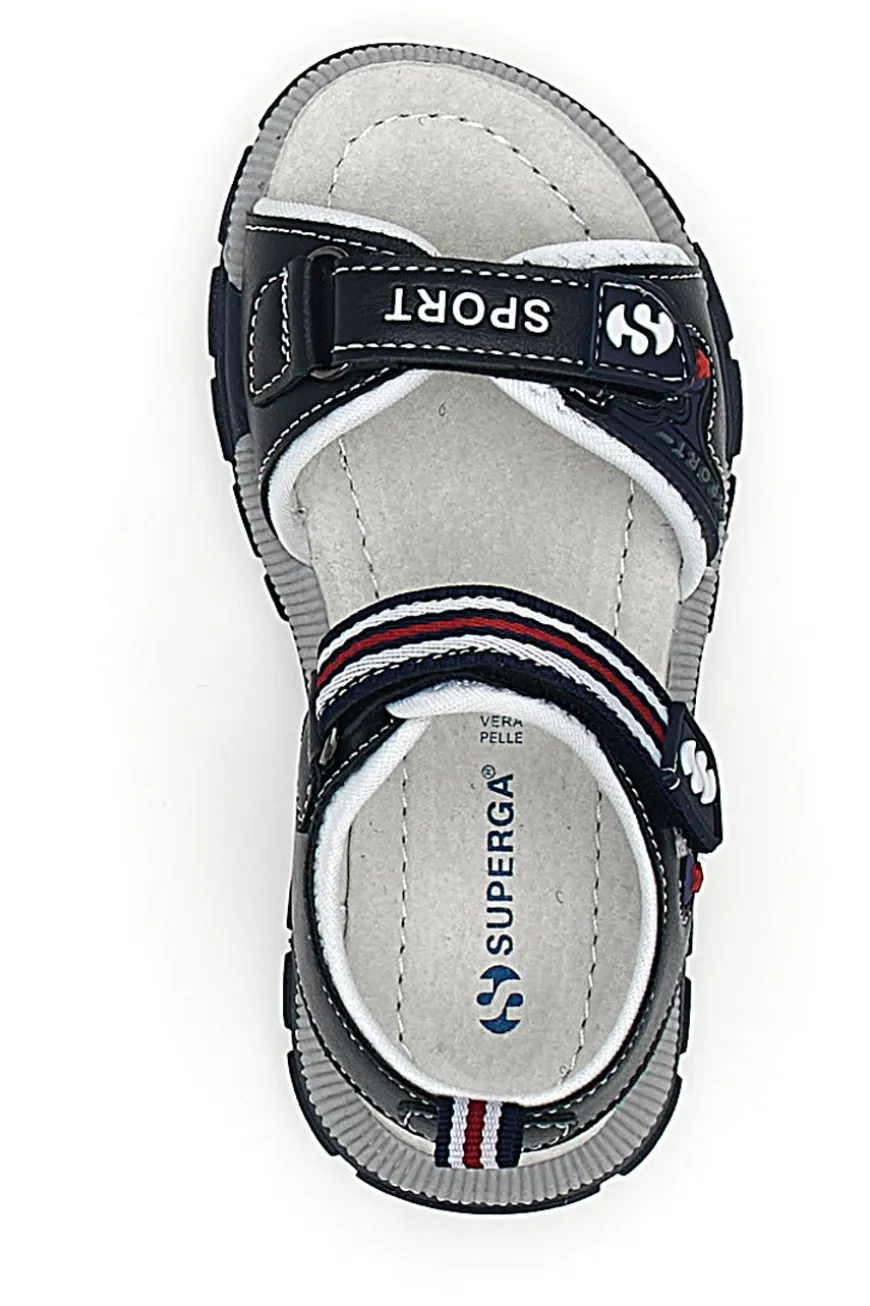 Sandali blu da Bimbo Casual Superga 63278