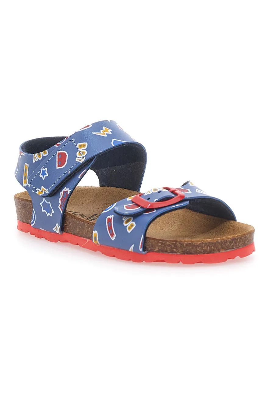 Sandali Blu e Rossi Made in Italy PITT KIDS 45289GHP