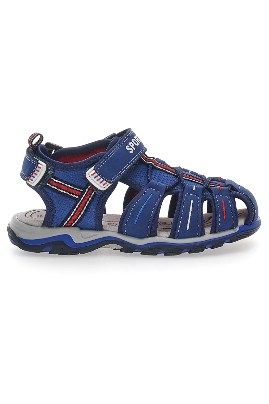 Sandali blu fisherman con Velcro Pitt Kids 14370