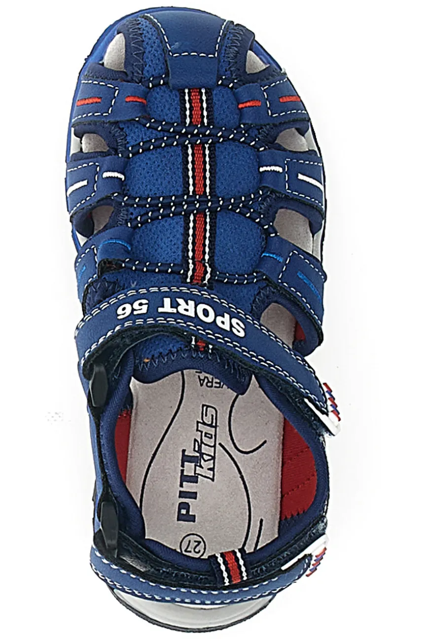 Sandali blu fisherman con Velcro Pitt Kids 14370