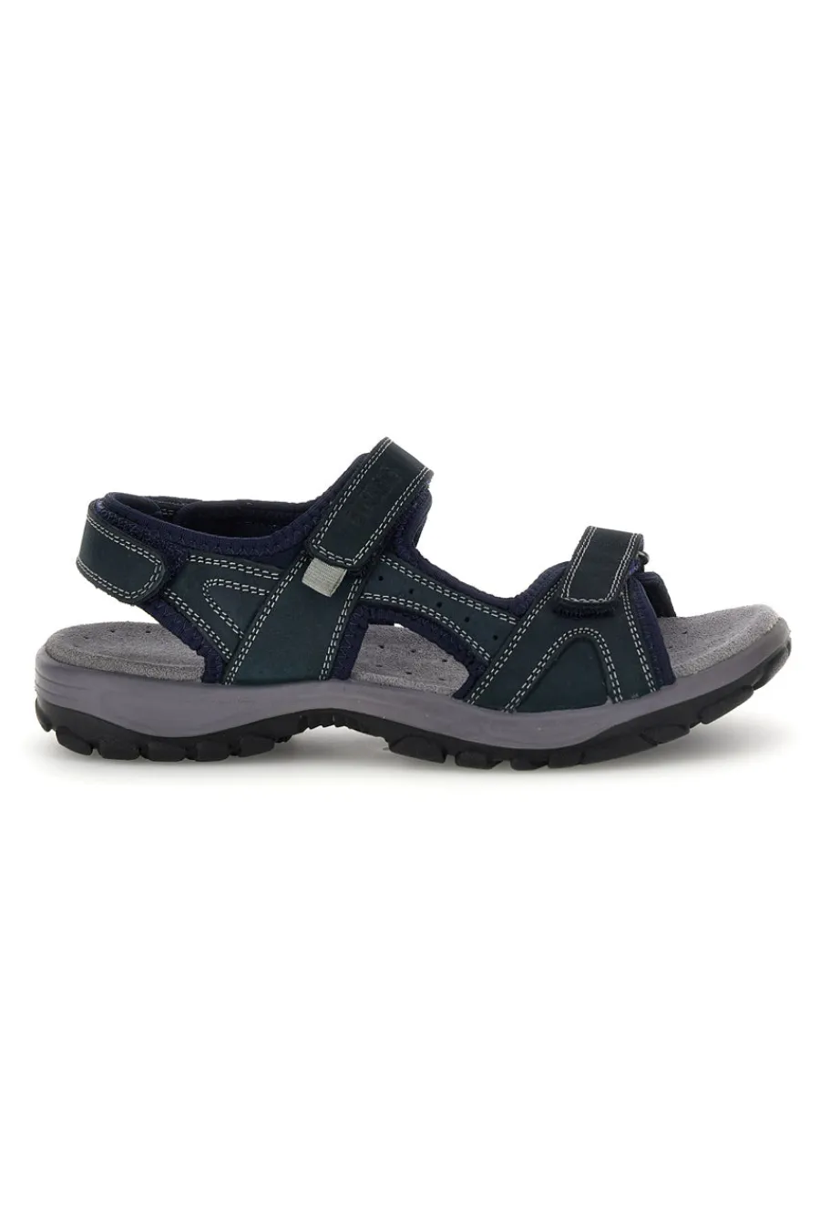 Sandali blu in vera pelle con strappi in velcro FD54-FLY DINAMIC Discount