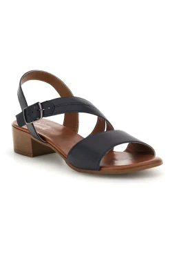 Sandali blu in vera pelle 243050-PITTARELLO LOOK Discount