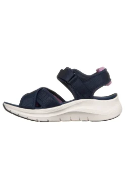 Sandali blu navy con fasce incrociate regolabili ARCH FIT 2.0 SANDAL FEELIN' BRIGHT-SKECHERS New