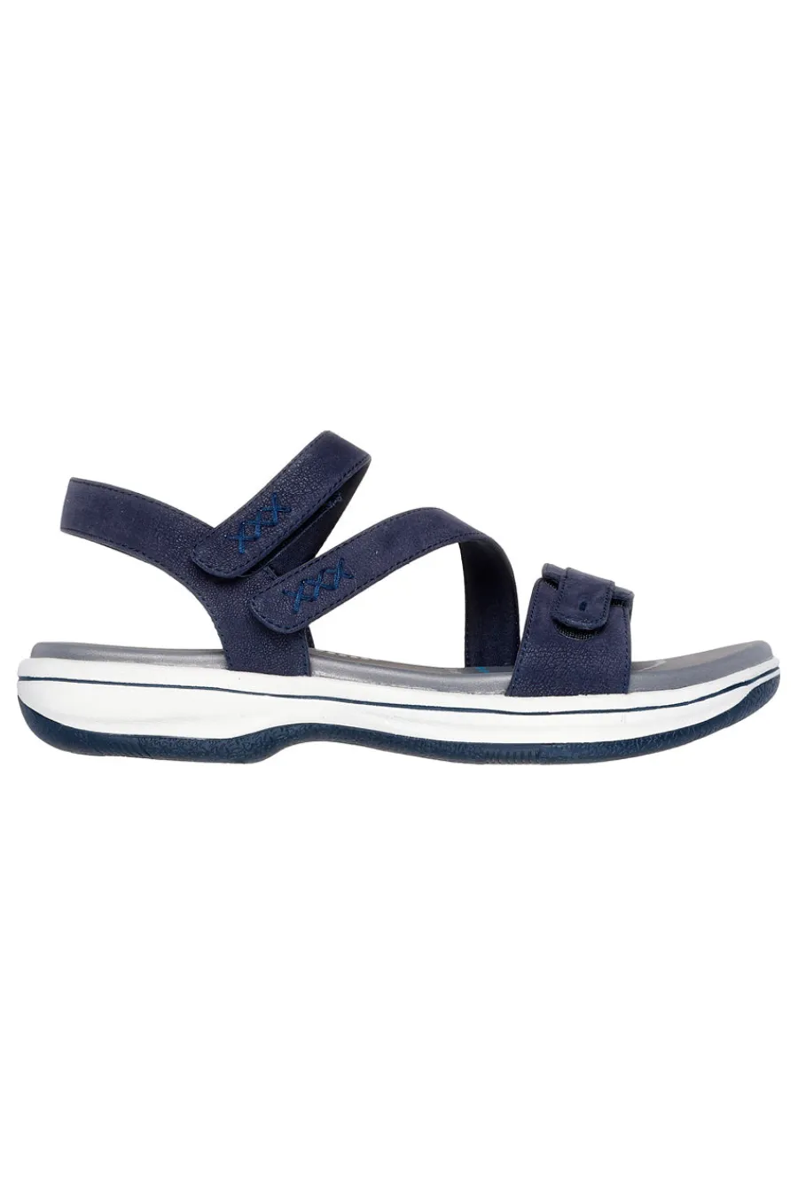 Sandali blu con fasce regolabili BAYSHORE BASIC NECESSITY-SKECHERS Clearance