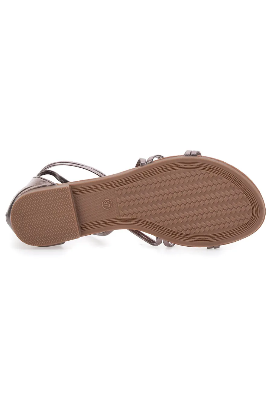 Sandali Bronzo Con Suola Flat 1211-THE FIRST CHIC Sale