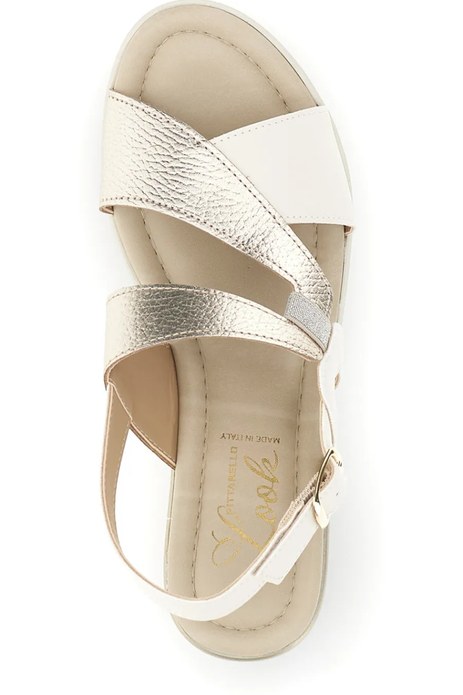 Sandali burro champagne con zeppa MK3313258-PITTARELLO LOOK Sale