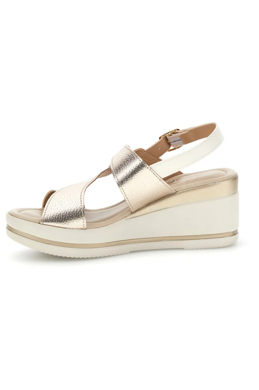 Sandali burro champagne con zeppa MK3313258-PITTARELLO LOOK Sale