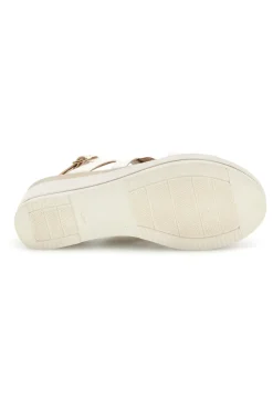 Sandali burro champagne con zeppa MK3313258-PITTARELLO LOOK Sale