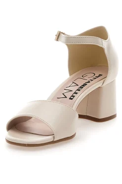 Sandali Burro con Tacco a Blocco Medio 5370-PITTARELLO GLAM Discount