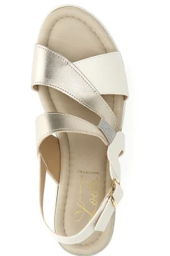 Sandali Champagne con Zeppa 7cm MK3313258-PITTARELLO LOOK Hot