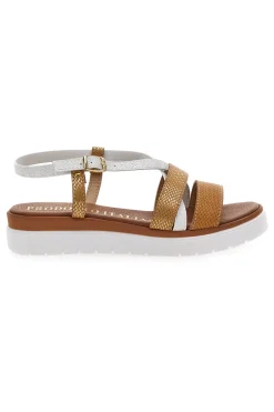 Sandali Cognac Made In Italy 4827-MIO TEMPO Outlet