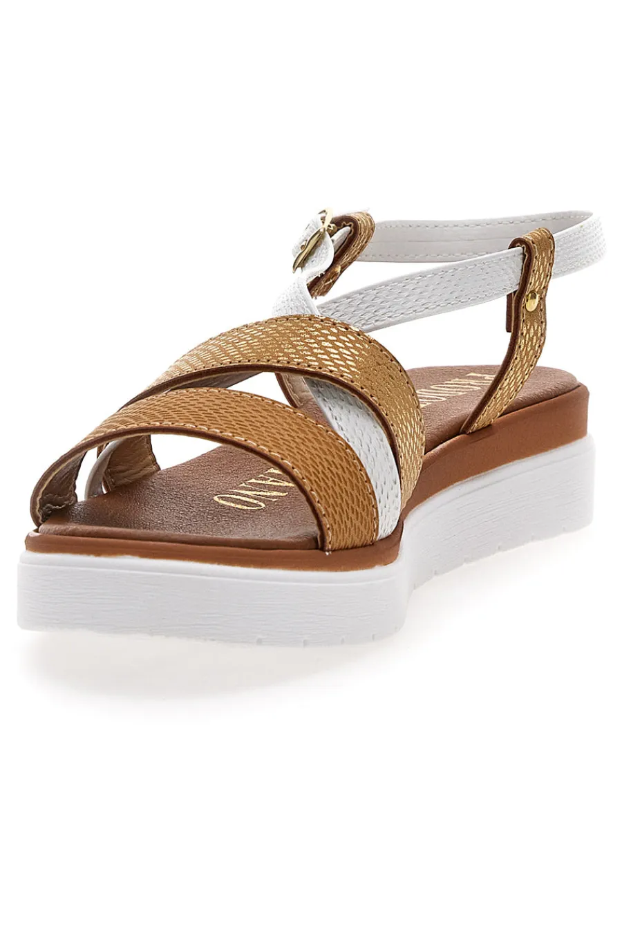 Sandali Cognac Made In Italy 4827-MIO TEMPO Outlet