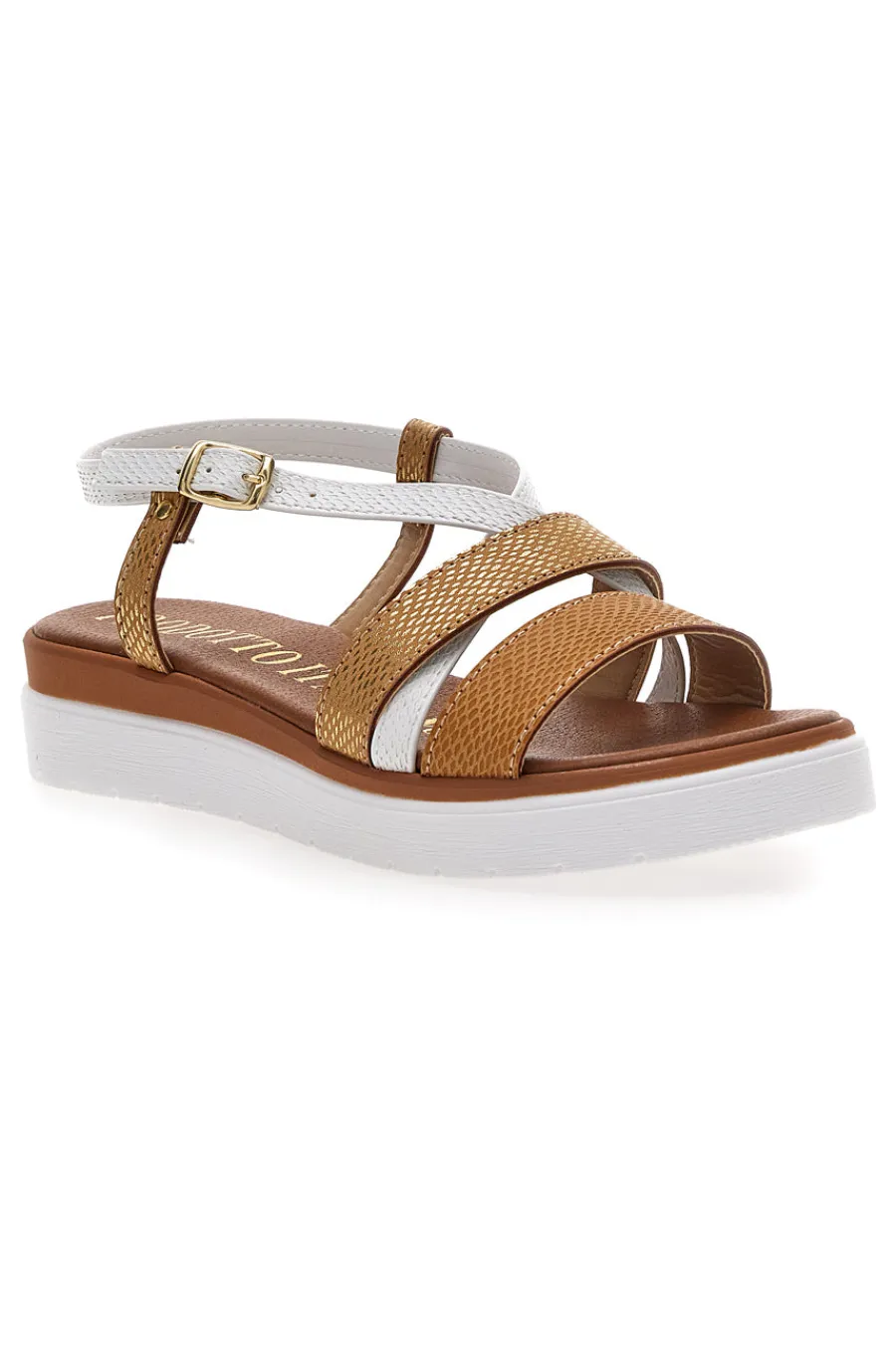 Sandali Cognac Made In Italy 4827-MIO TEMPO Outlet