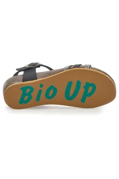 Sandali con Cinturino Neri 22308-BIO UP Clearance