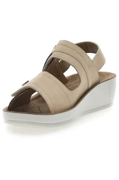 Sandali con Cinturino Slingback Taupe J532414-ECO BIO Best