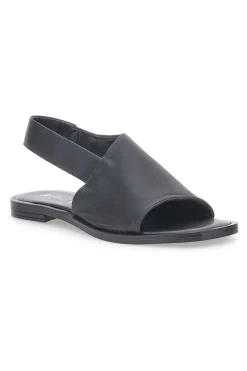 Sandali con Fascia in Pelle Nera e Elastico Posteriore 184987-PITTARELLO FOCUS Best