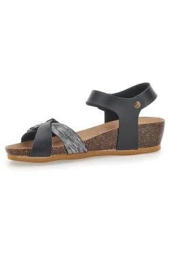 Sandali con Fibbie Neri 22310-BIO UP Best
