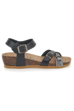 Sandali con Fibbie Neri 22310-BIO UP Best