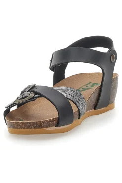 Sandali con Fibbie Neri 22310-BIO UP Best