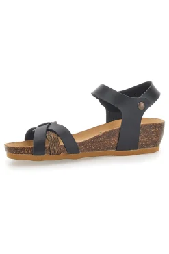 Sandali con Fibbie Neri 22310-BIO UP Outlet