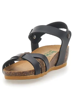 Sandali con Fibbie Neri 22310-BIO UP Outlet