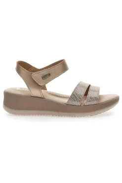 Sandali con Platform Gold 543139-MIO TEMPO Discount