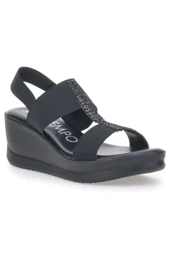 Sandali con Platform 2210 Neri-MIO TEMPO Clearance