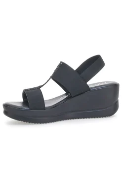 Sandali con Platform 2210 Neri-MIO TEMPO Clearance