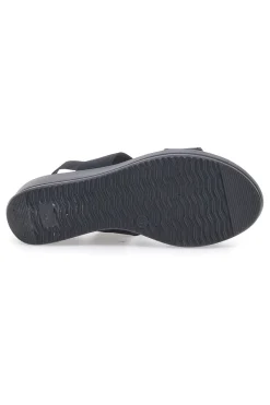 Sandali con Platform Neri da Donna 2210-MIO TEMPO Discount
