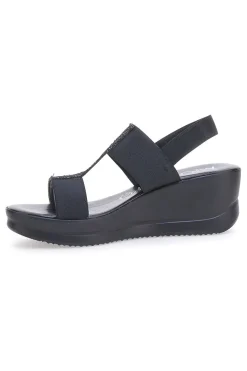 Sandali con Platform Neri da Donna 2210-MIO TEMPO Discount