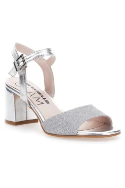 Sandali con Tacco Argento 4214-PITTARELLO GLAM