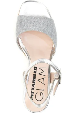 Sandali con Tacco Argento 4214-PITTARELLO GLAM