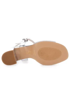 Sandali con Tacco Argento 4214-PITTARELLO GLAM