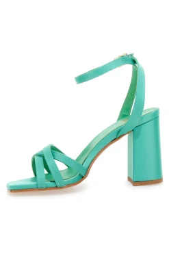 Sandali con tacco 2333 Menta-PITTARELLO ELITE Discount